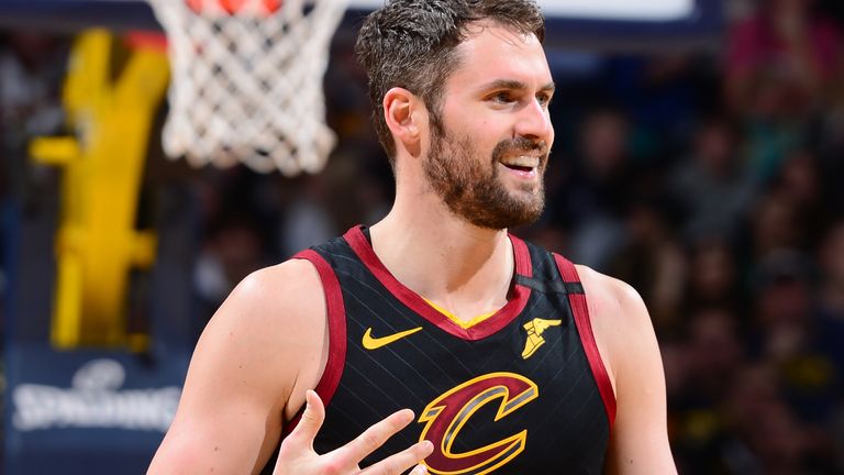 Kevin Love of the Cleveland Cavaliers