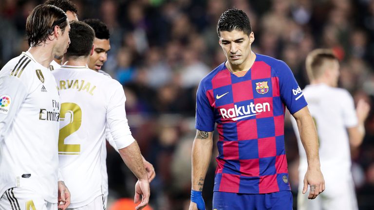 Luis Suarez is set to miss four months after undergoing knee surgery