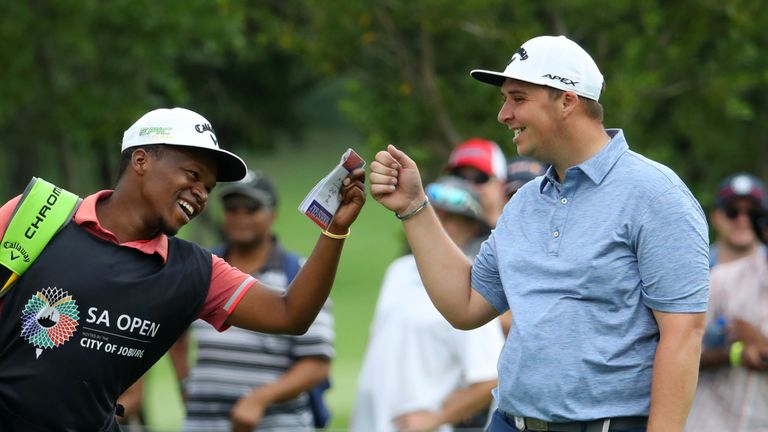 Armitage birdied the final hole at the South African Open