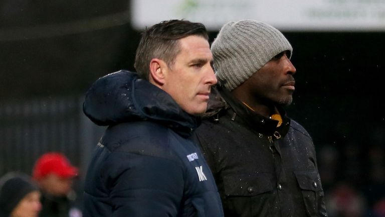 Mark Kennedy assisted Sol Campbell during his time in charge at Moss Rose