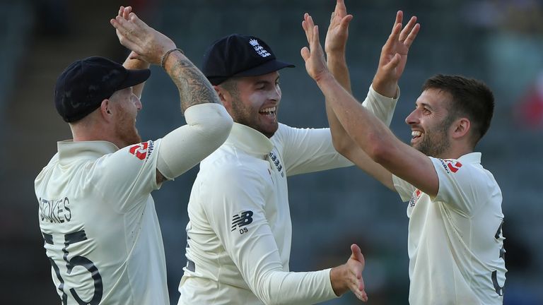 Dom Sibley, Ben Stokes, Mark Wood