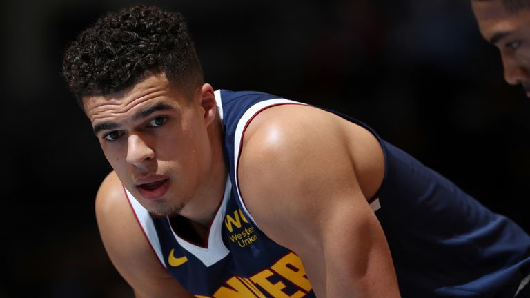 Michael Porter Jr in action for the Nuggets