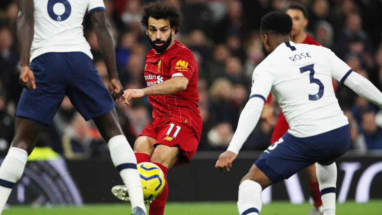 Salah set up Roberto Firmino's winner against Tottenham