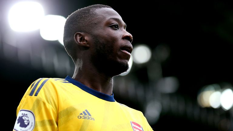 Nicolas Pepe is targeting a strong second half to the season with Arsenal