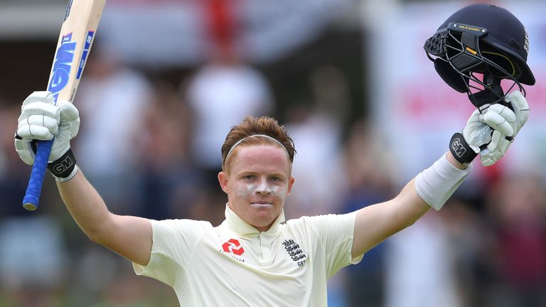 Ollie Pope, England, maiden Test century vs South Africa at Port Elizabeth