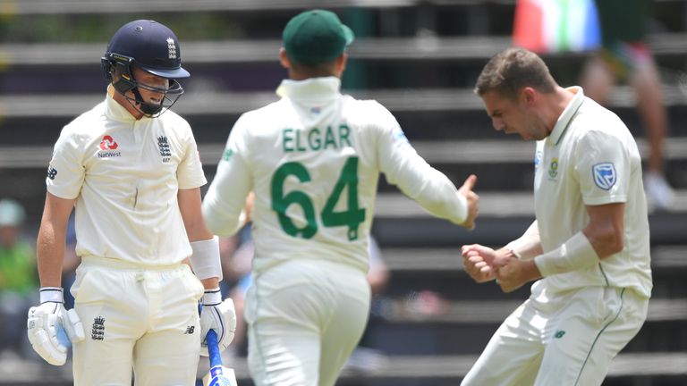  England pegged back by South Africa's Anrich Nortje at Wanderers