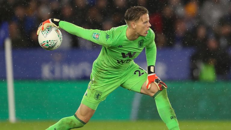 Orjan Nyland impressed against Leicester in the Carabao Cup semi-final