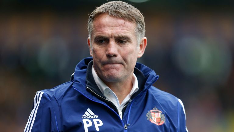Parkinson won just two of his opening 14 games in charge of Sunderland