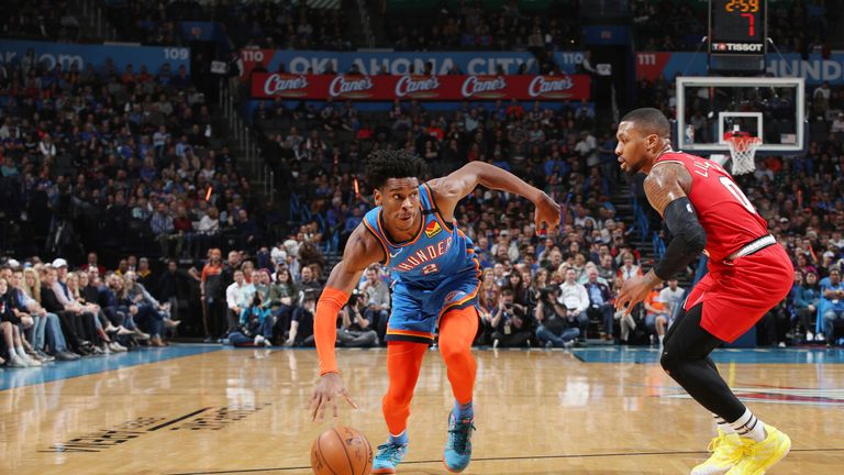 Portland Trail Blazers v Oklahoma City Thunder