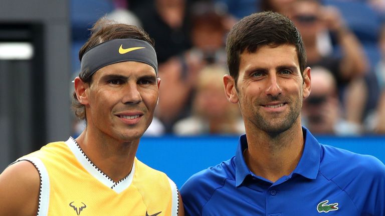 The world No 1 and 2 will duel in the final of the ATP Cup