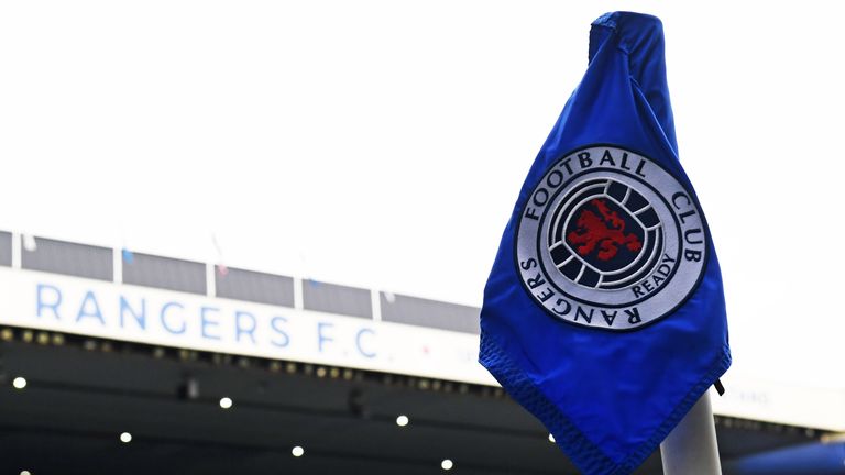 Corner Flag at Ibrox Stadium