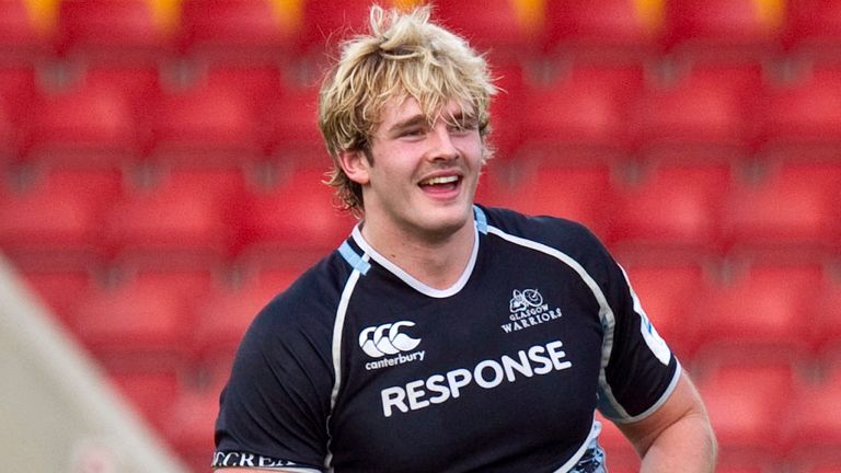 Richie Gray in action for Glasgow Warriors during his first spell with the club