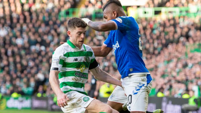 Ryan Christie clashed with Alfredo Morelos