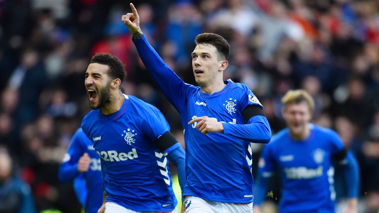 Rangers' Ryan Jack scored the winner against Celtic in December 2018