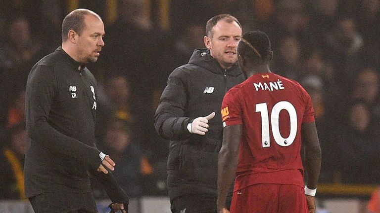 Mane was taken off as a precaution after a hamstring scare