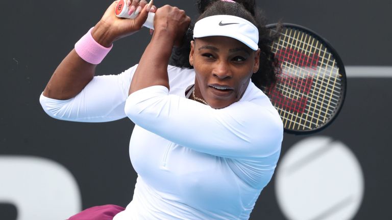 Serena Williams tuvo un comienzo de año ganador en Nueva Zelanda