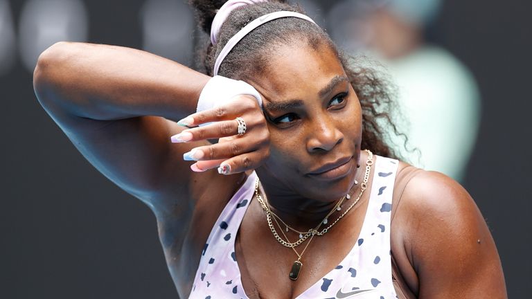 Serena Williams cometió 56 errores no forzados al salir del Abierto de Australia