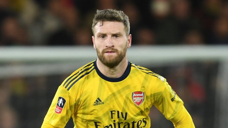 Shkodran Mustafi only suffered an ankle sprain during the FA Cup tie at Bournemouth