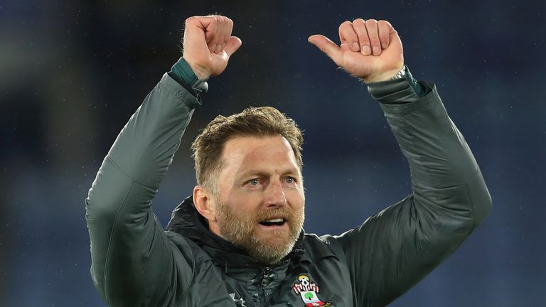 Southampton boss Ralph Hasenhuttl is delighted with Southampton&#39;s win over Leicester City