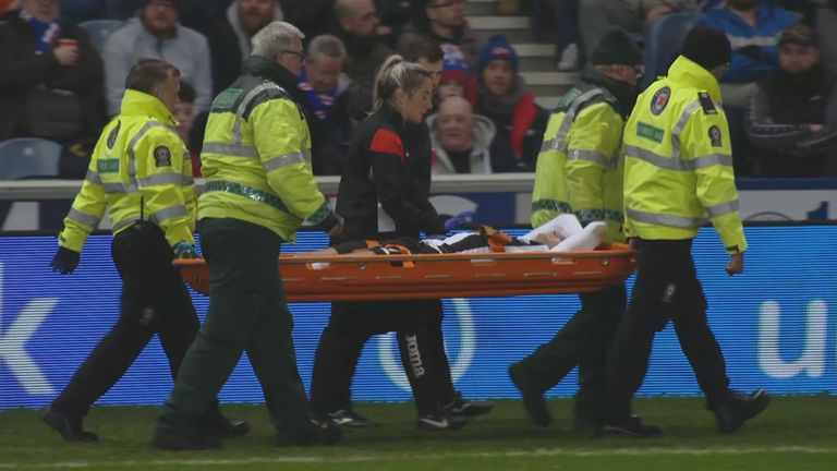 St Mirren captain Kyle Magennis will spend “a lengthy spell on the sidelines" after being stretchered off against Rangers
