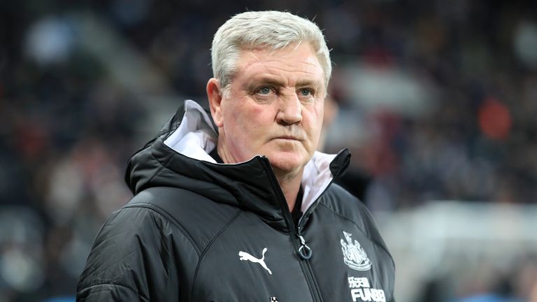 Newcastle United manager Steve Bruce during the FA Cup third round replay match at St James&#39; Park
