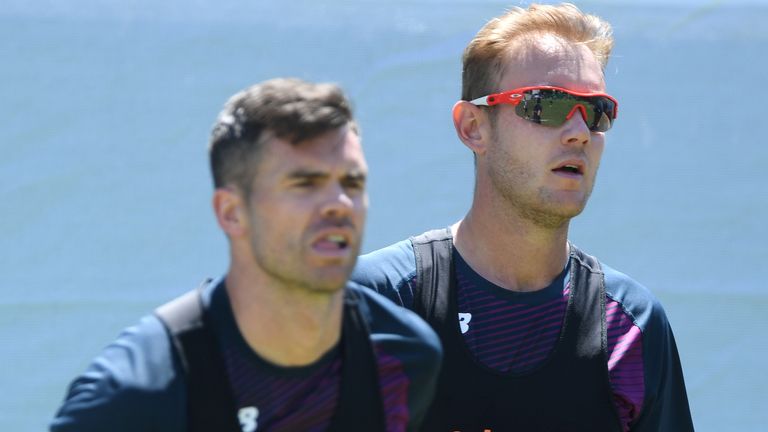 James Anderson and Stuart Broad