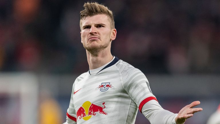 Timo Werner scored in RB Leipzig's comeback win