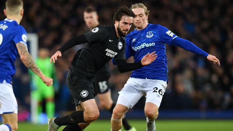Tom Davies made four tackles against Brighton - he's 11/4 to repeat the trick