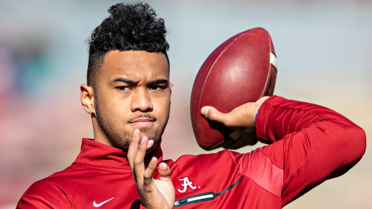 Tua Tagovailoa se destacó en sus tres temporadas con Alabama