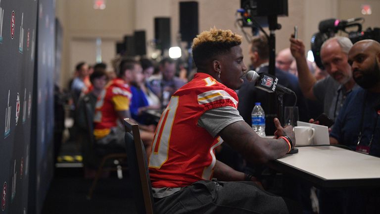 The Kansas City Chief and San Francisco 49ers had their first individual media days on Tuesday