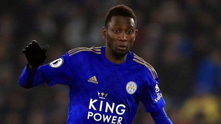 Leicester City's Wilfred Ndidi in action against Watford in the Premier League