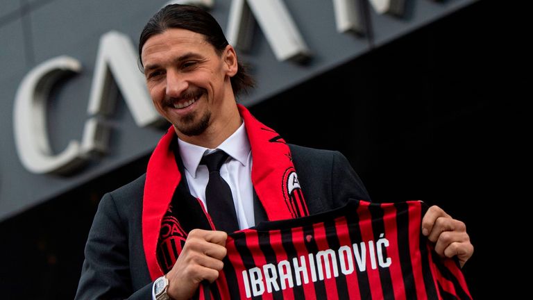 Zlatan Ibrahimovic has re-joined Milan on an initial six-month deal