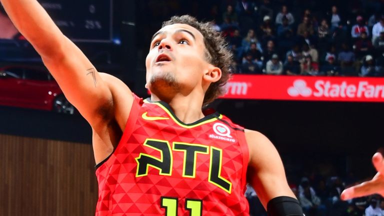 Trae Young levanta  una primicia contra los Rockets