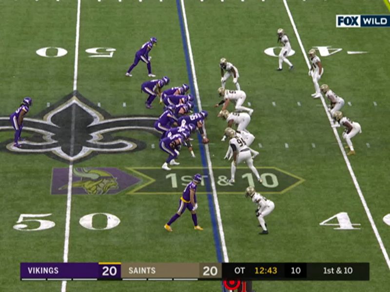 Vikings upend Saints OT, 26-20