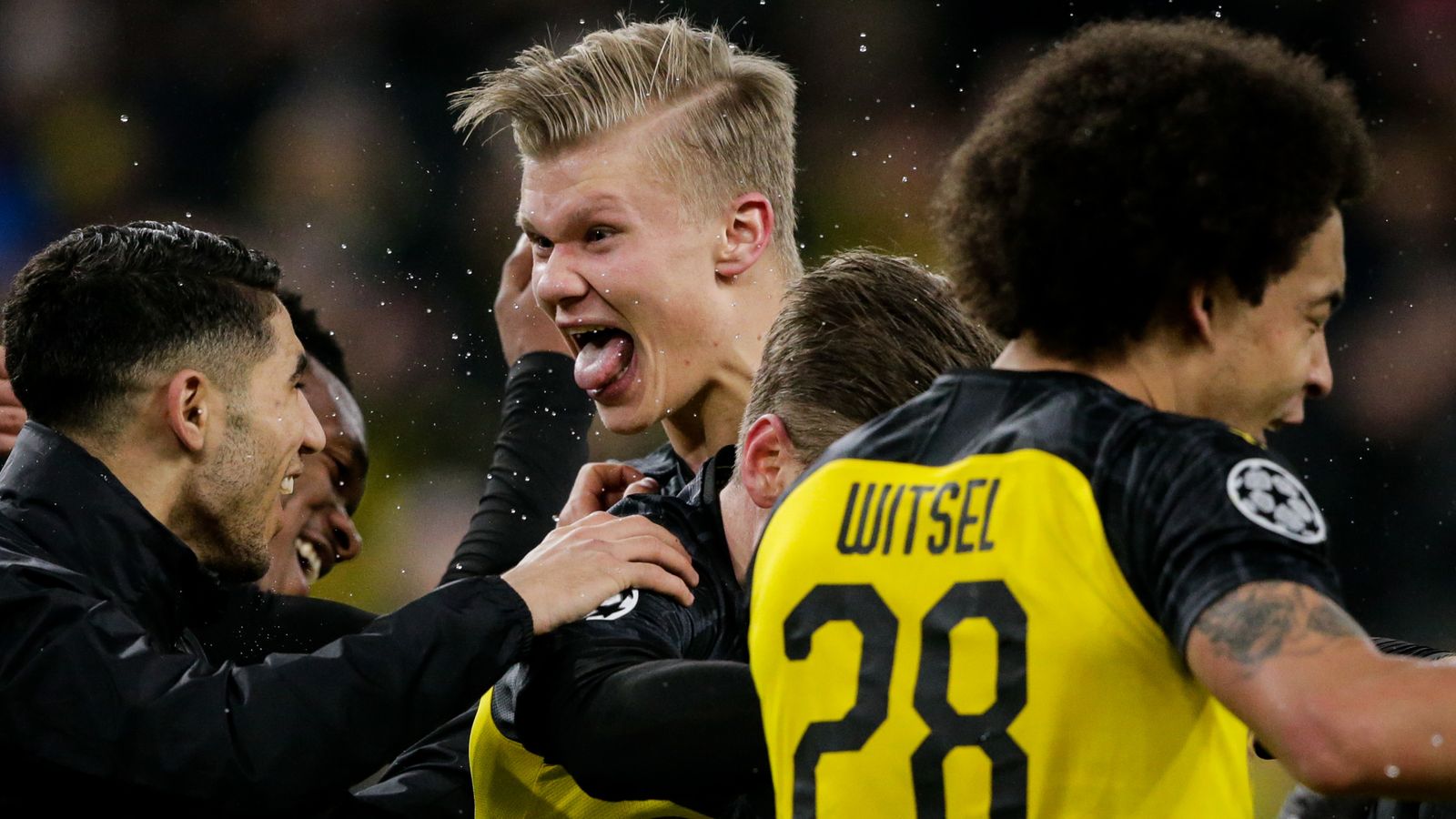 Borussia Dortmund 21 PSG Erling Haaland's double gives Dortmund edge