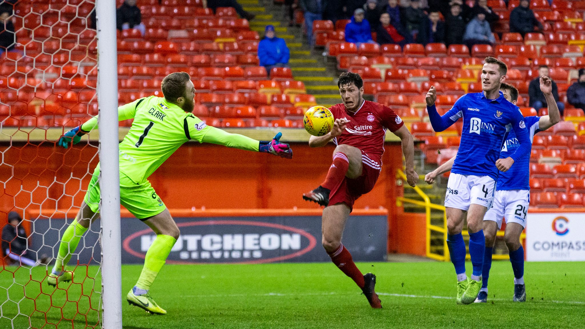 Scottish Premiership roundup Aberdeen suffer home defeat to St