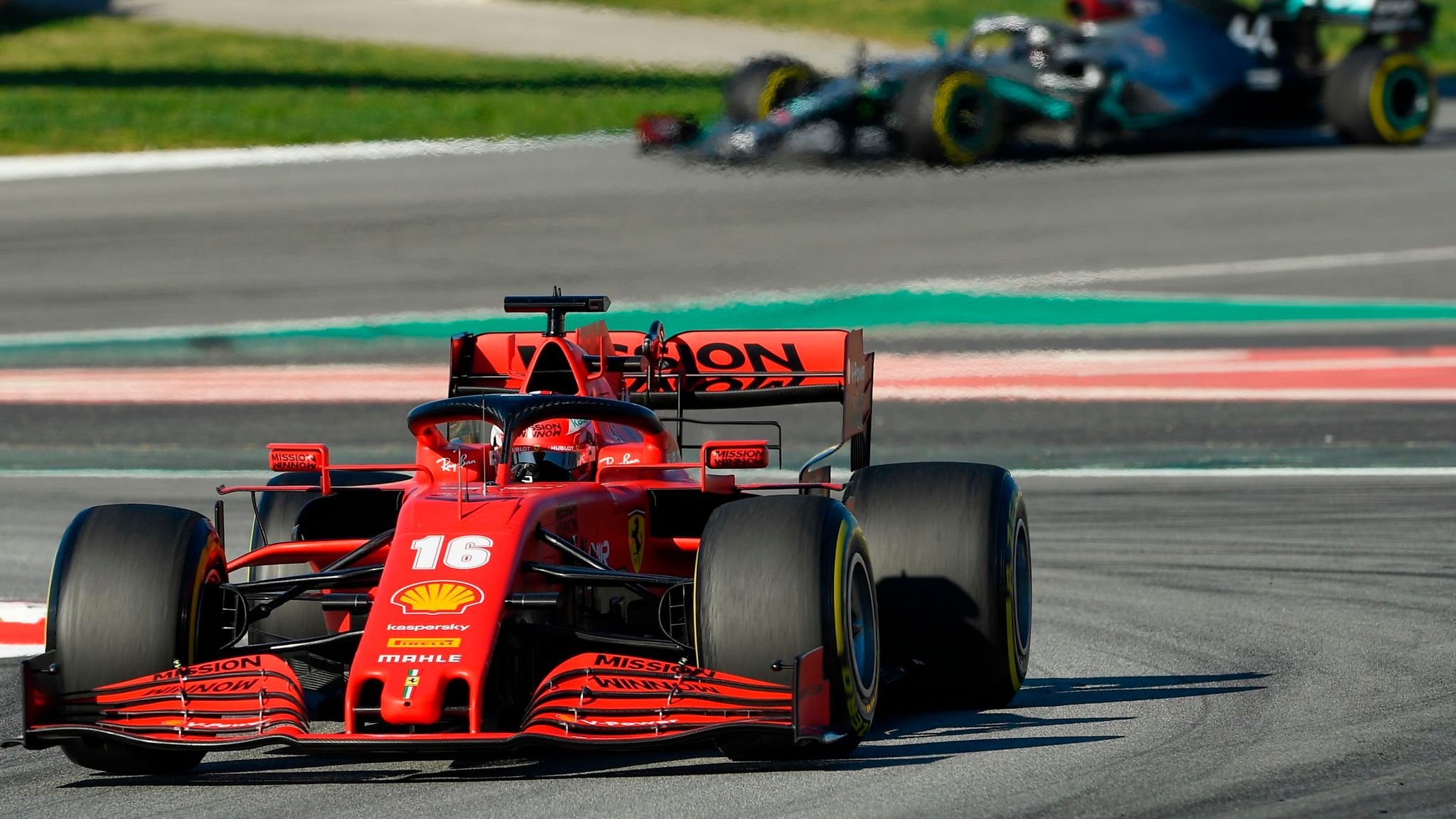 f1 testing 2020 sky