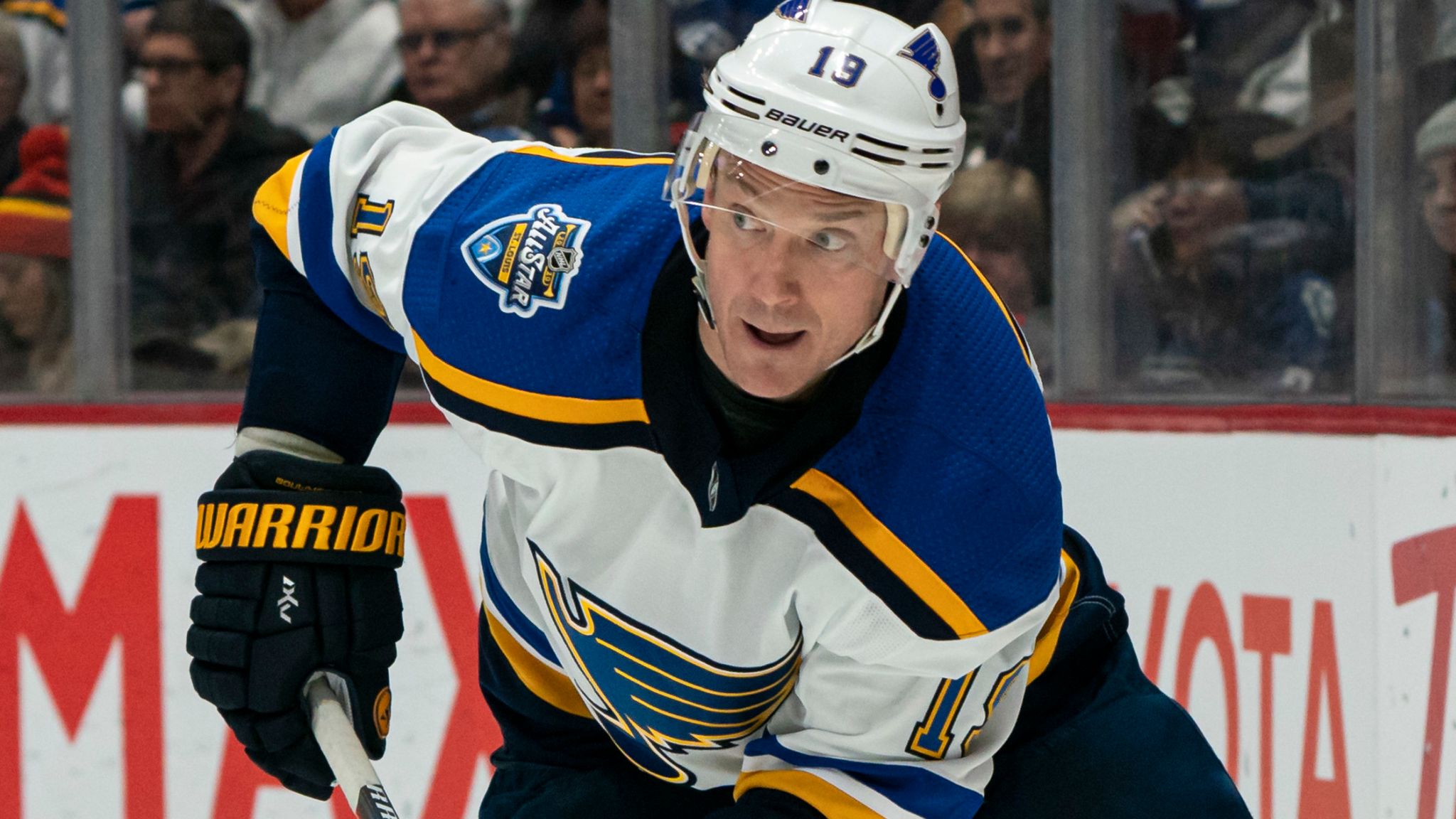Jay Bouwmeester St Louis Blues defenseman suffers cardiac episode during game Ice Hockey News Sky Sports