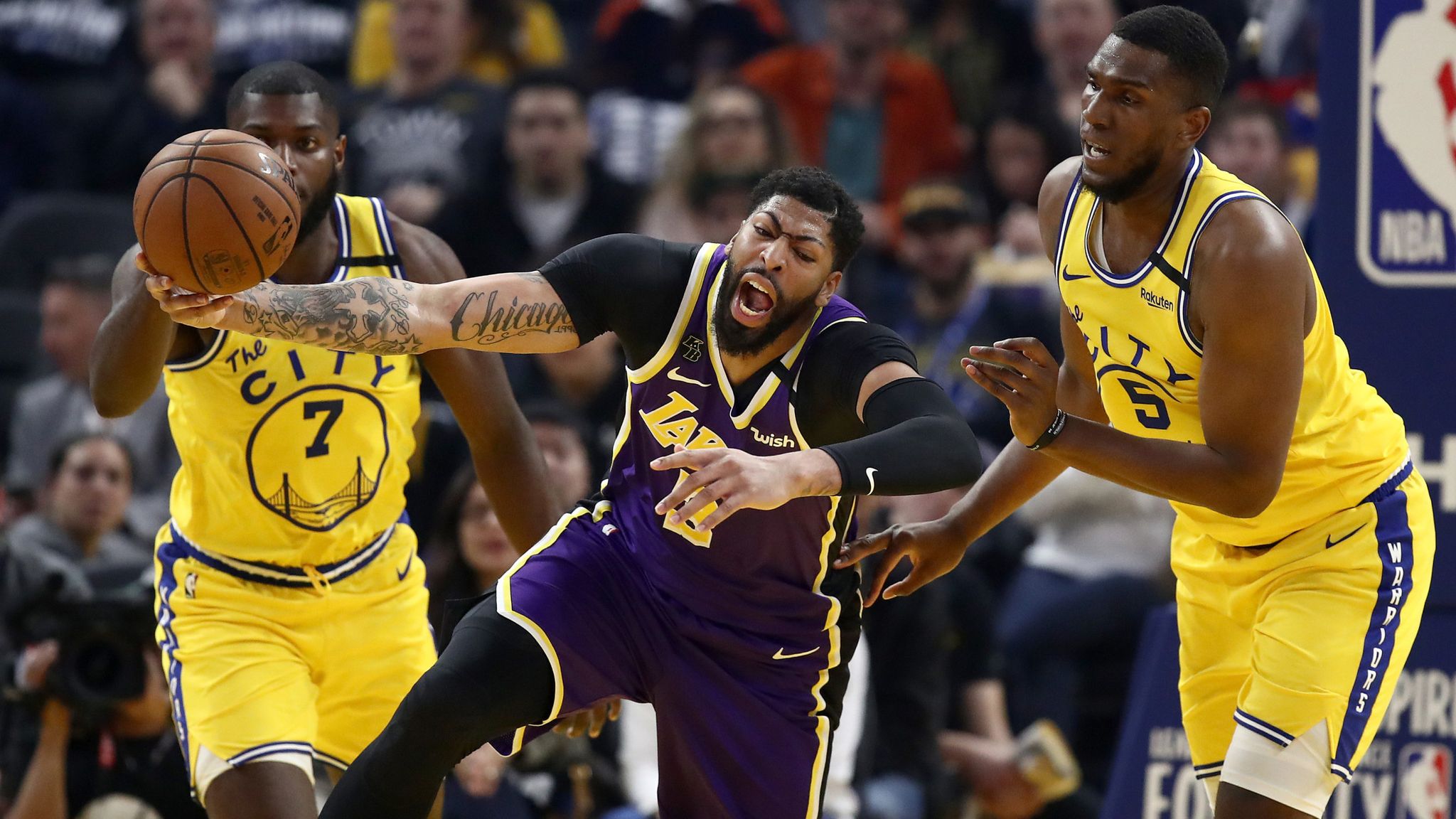 Lakers Warriors Game Score LeBron James scores 22 points Lakers Warriors Game Score LeBron James scores 22 points