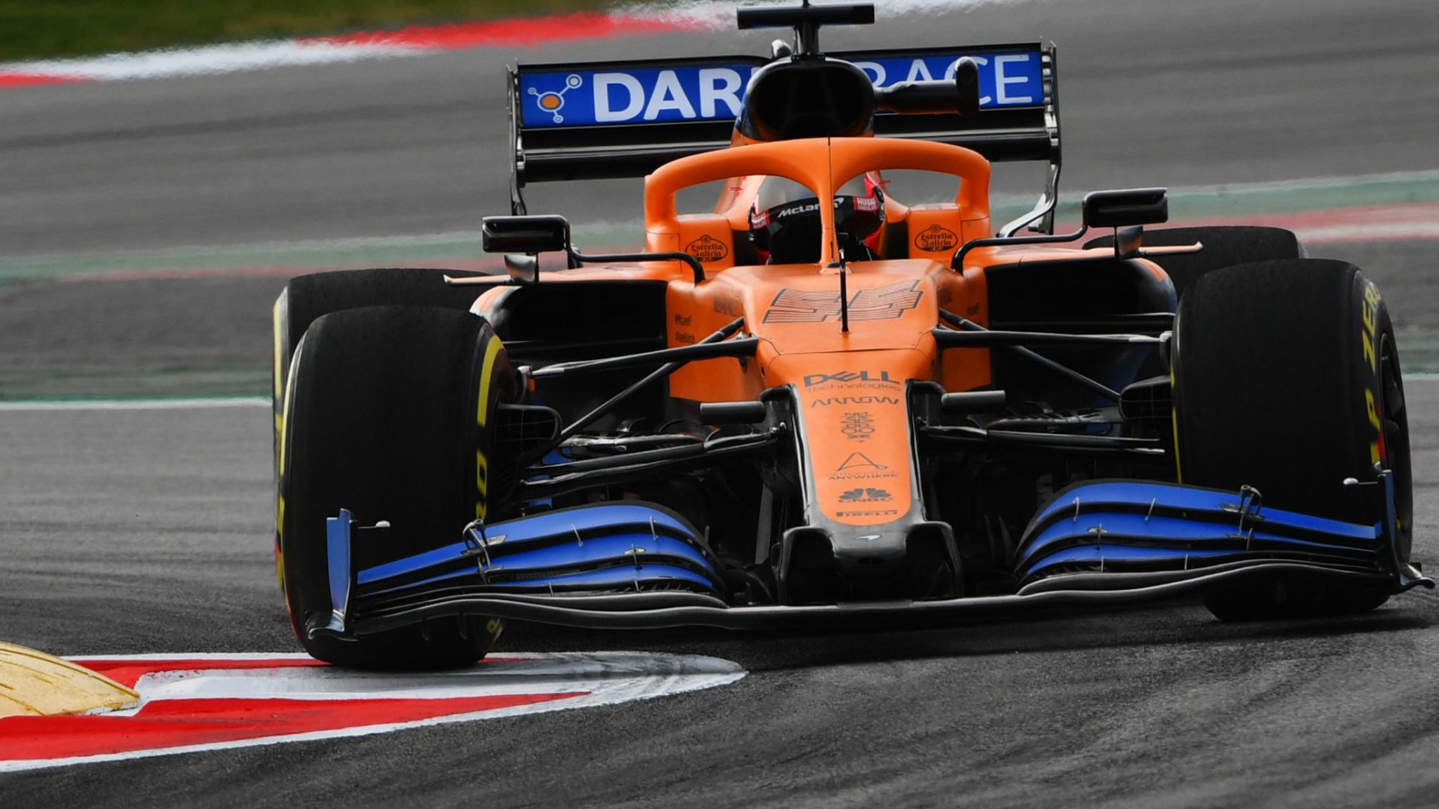 f1 testing 2020 sky