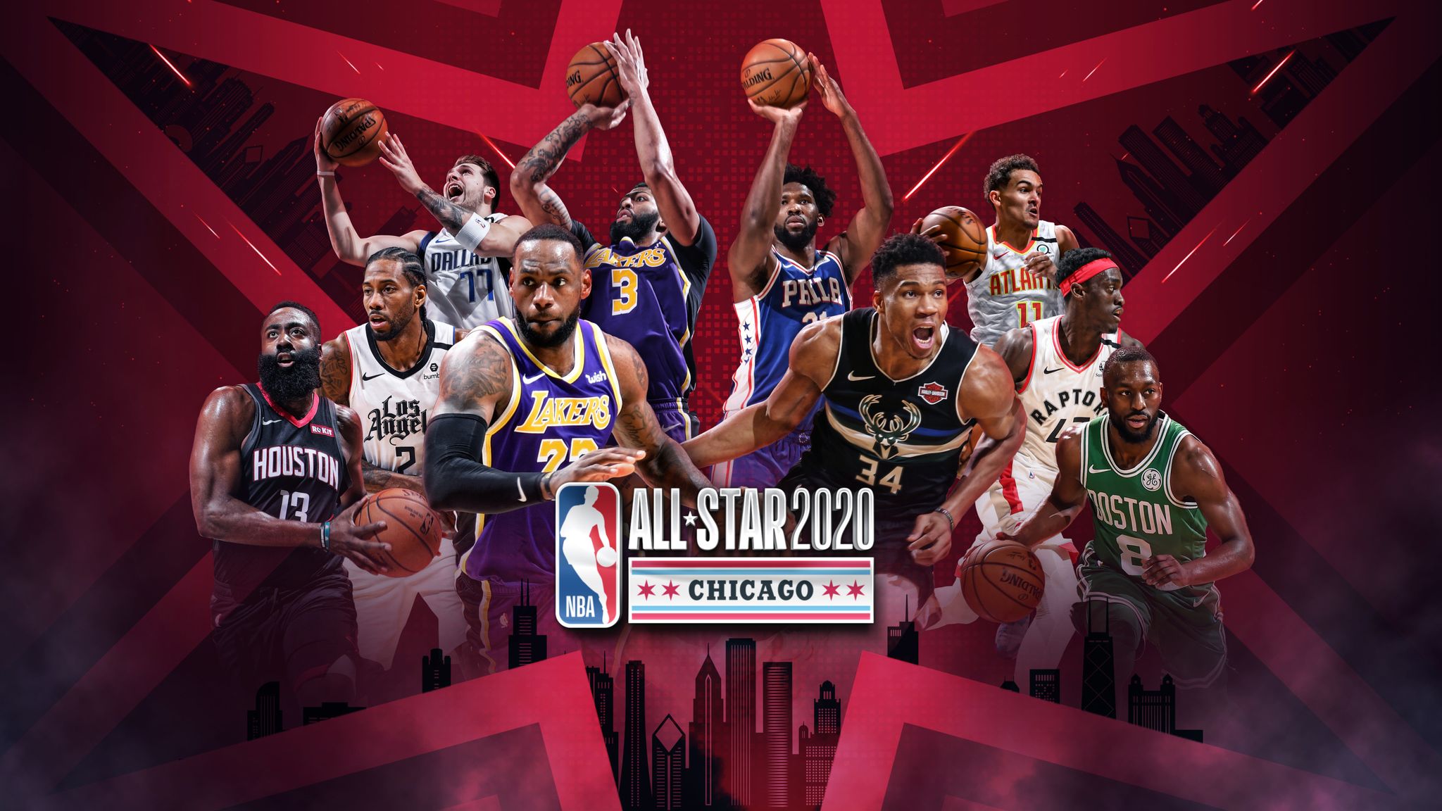 2023 NBA All Star Yellow 0#LILLARD Hot Pressed Jersey