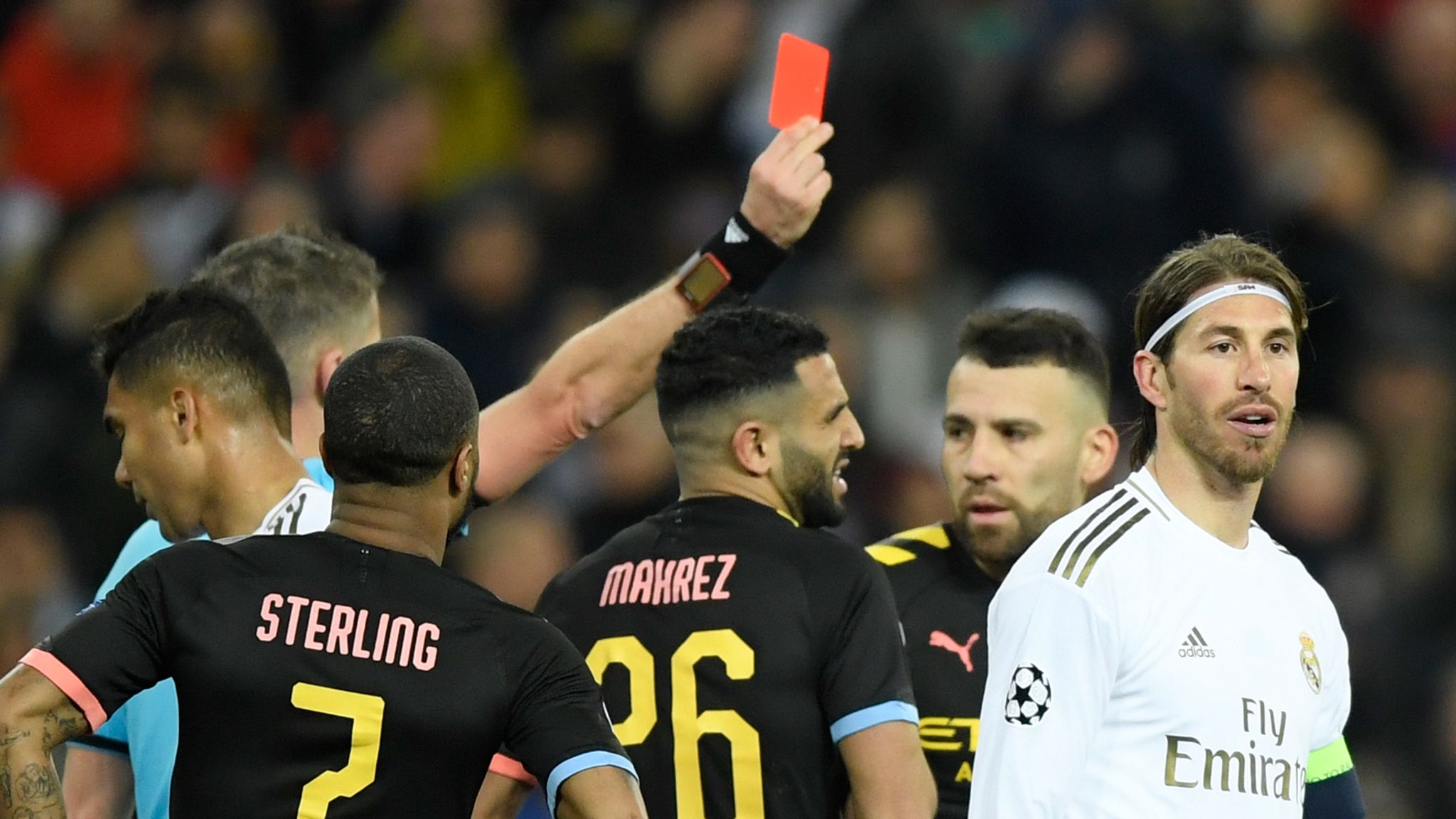 Sergio Ramos' 26 Real Madrid red cards after sending-off against Manchester  City | Football News | Sky Sports
