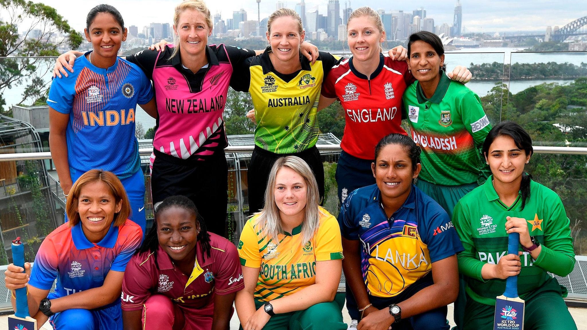 Sri Lanka Womens T20 World Cup Match Graphic T-Shirt - Royal