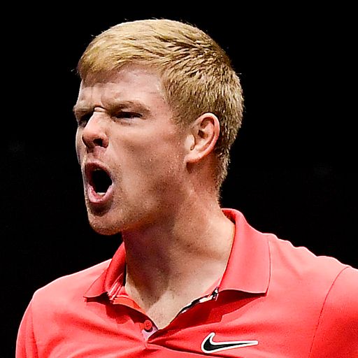 Where has Kyle Edmund been for 16 months?