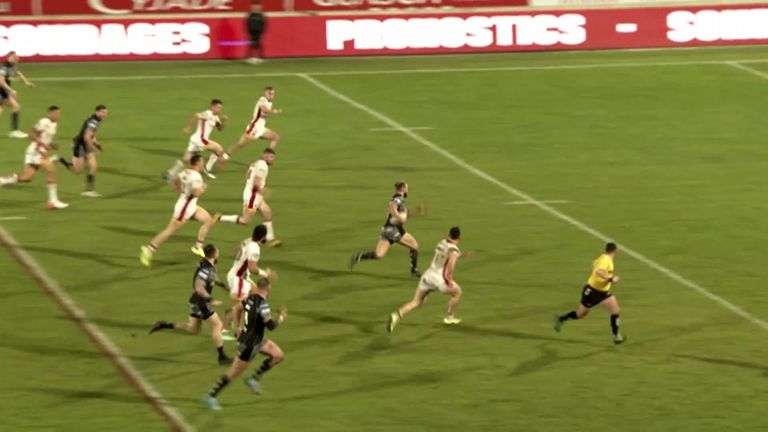 Watch highlights of Catalans' win over Castleford on Israel Folau's debut