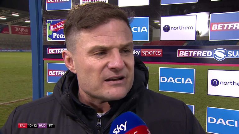 Huddersfield head coach Simon Woolford praised his side's resilience as they edged out Salford