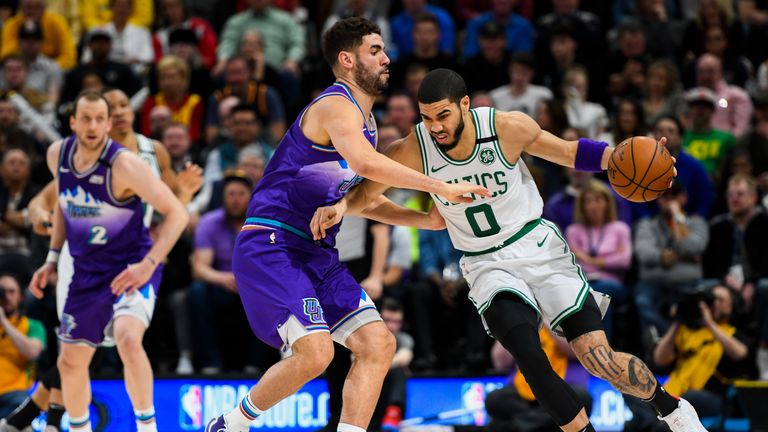 Boston Celtics&#39; trip to the Utah Jazz in Week 19 of the NBA.