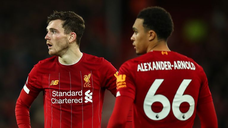 Trent Alexander-Arnold and Andrew Robertson have been integral to Liverpool&#39;s success this season