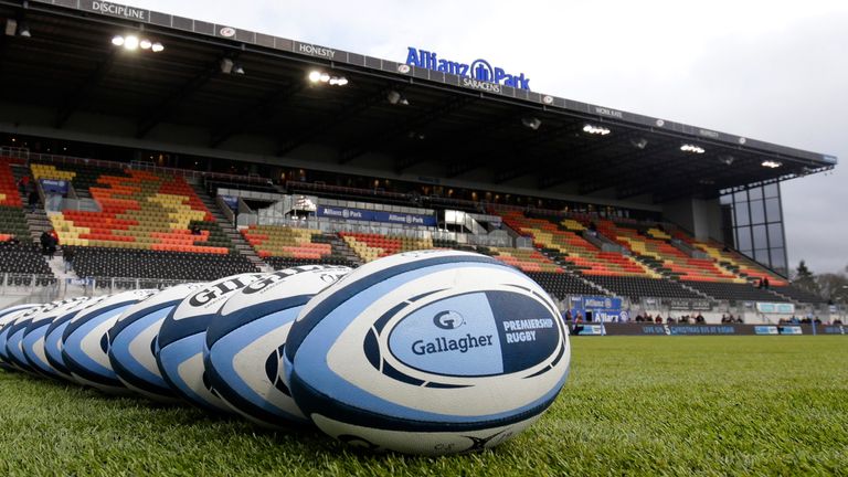 General view of Allianz Park before the Gallagher Premiership Rugby match between Saracens and Bristol Bears on December 21, 2019 