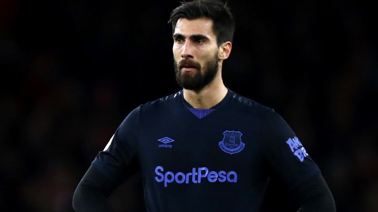 Andre Gomes returned to action for the first time since his horrific leg break